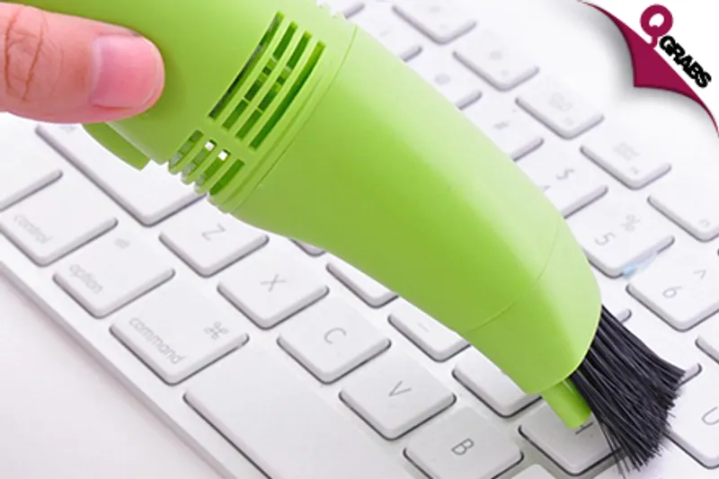 For QR29 Get Those Hard-to-Reach Spots with a Keyboard Vacuum Cleaner - Choose from 4 Colors! (QR59 Value)